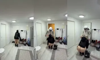 Domalarak Sikilen Baş örtülü amatör katın serisi part 36 Posteri