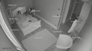 Koca memeli Zeynep yatak odasında soyunuyor Part 8  