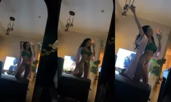 Melek Özçağan instagram abonelik ifşa Part 5  