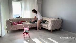 Eda Nur Kılıç Youtube Katıl ifşa - Salon temizliyoruz  