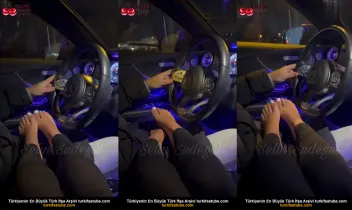 Selin03 Arabayı Kullananın Ağzına Ayak İstedi  