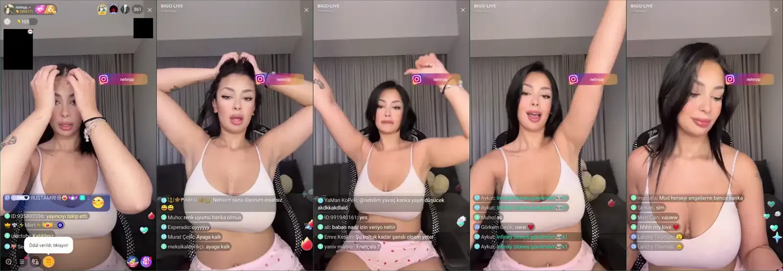 Nehirpp Bigo ifşa videoları part 8
