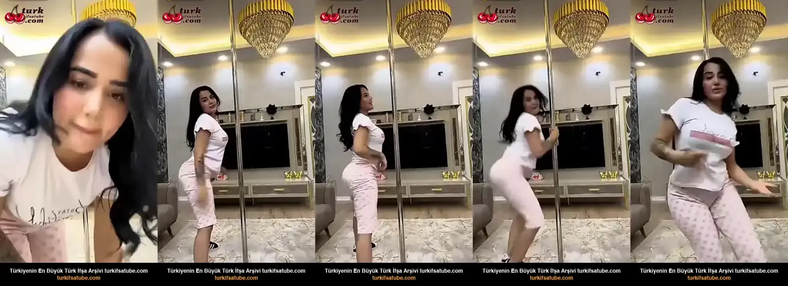 Melek Azad ifşa direk dansı twerk