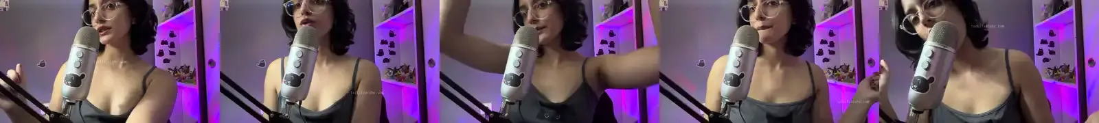 Senadeska ASMR Çok Sıcak Mikrofon Yalamalar