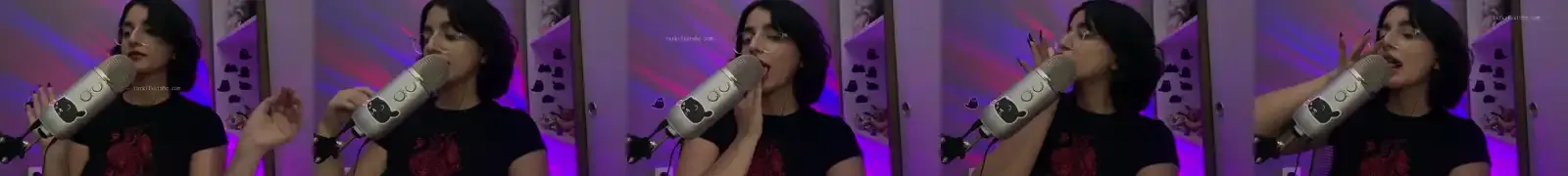 Senadeska ASMR Dilini yalıyorum ve öpüşüyoruz