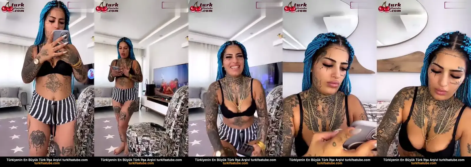 Raperin Yılmaz ifşa Fenomen dövmeli kız