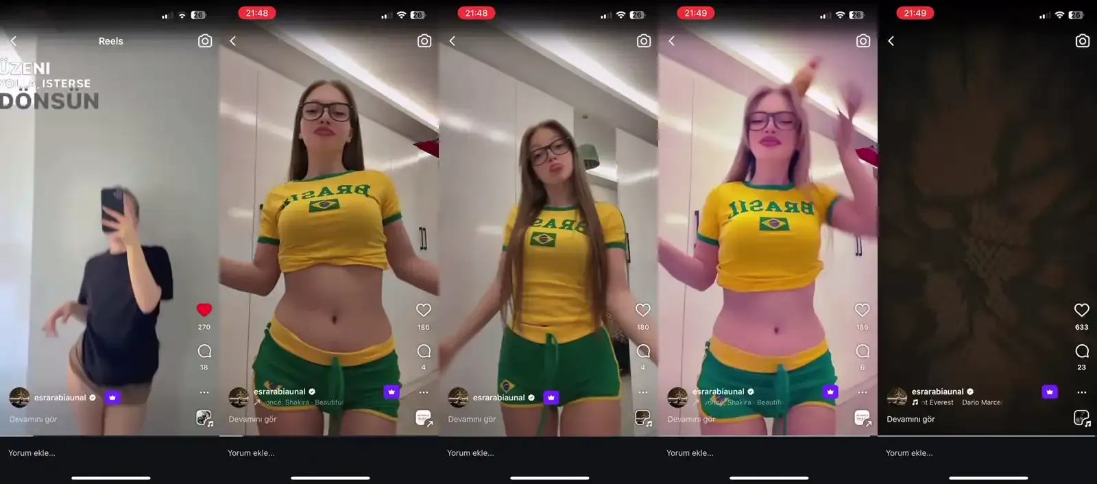 Esra Rabia Ünal instagram abonelik ifşa videoları 14