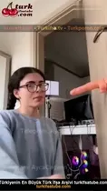 Ayça Çağan, Kapıya soktuğu dildosuna sakso çekti Ön İzleme